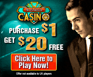 no cash deposit - Nostalgia Casino
